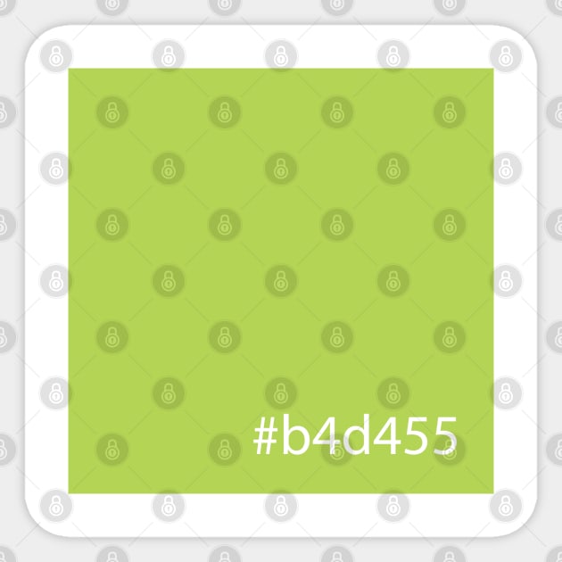 BADASS - B4D455 Hex Color Sticker by Frontoni